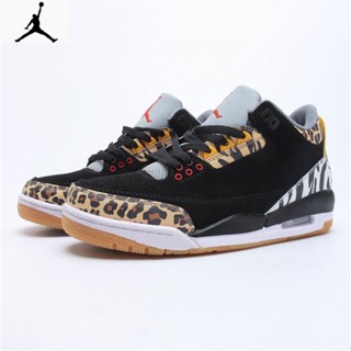 ของแท้ 100% N_ike Air Jordan 3 Retro OG AJ3 รองเท้าบาสเก็ตบอล สําหรับผู้ชาย และผู้หญิง