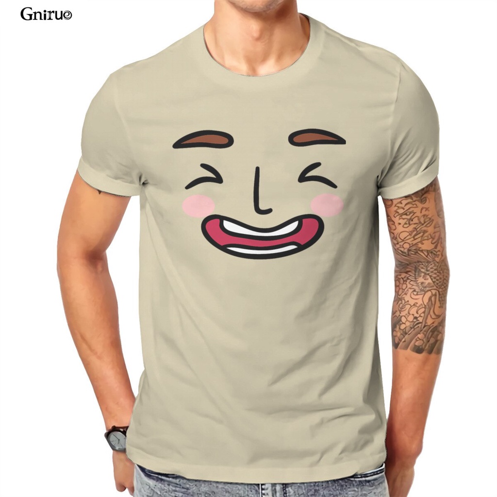 เสื้อยืดแฟชั่นหน้ายิ้มไม่มีไม่จริงการพิมพ์ Streetwear Woman Mens Clothes 124729