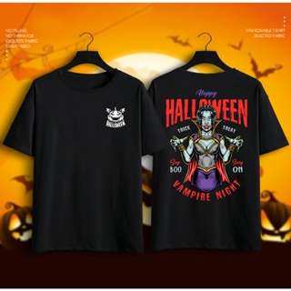 2022 ใหม่ฮาโลวีน T เสื้อผ้าฝ้ายฤดูร้อนสนุกสยองขวัญ spooky เทศกาล skeleton nightmare before christmas shirt 161