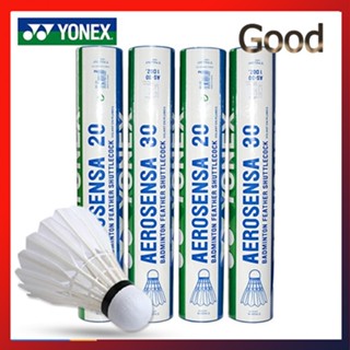 【พร้อมส่ง】YONEX Yy ลูกขนไก่แบดมินตัน AS40 AS50 30 05 09 12 ชิ้น