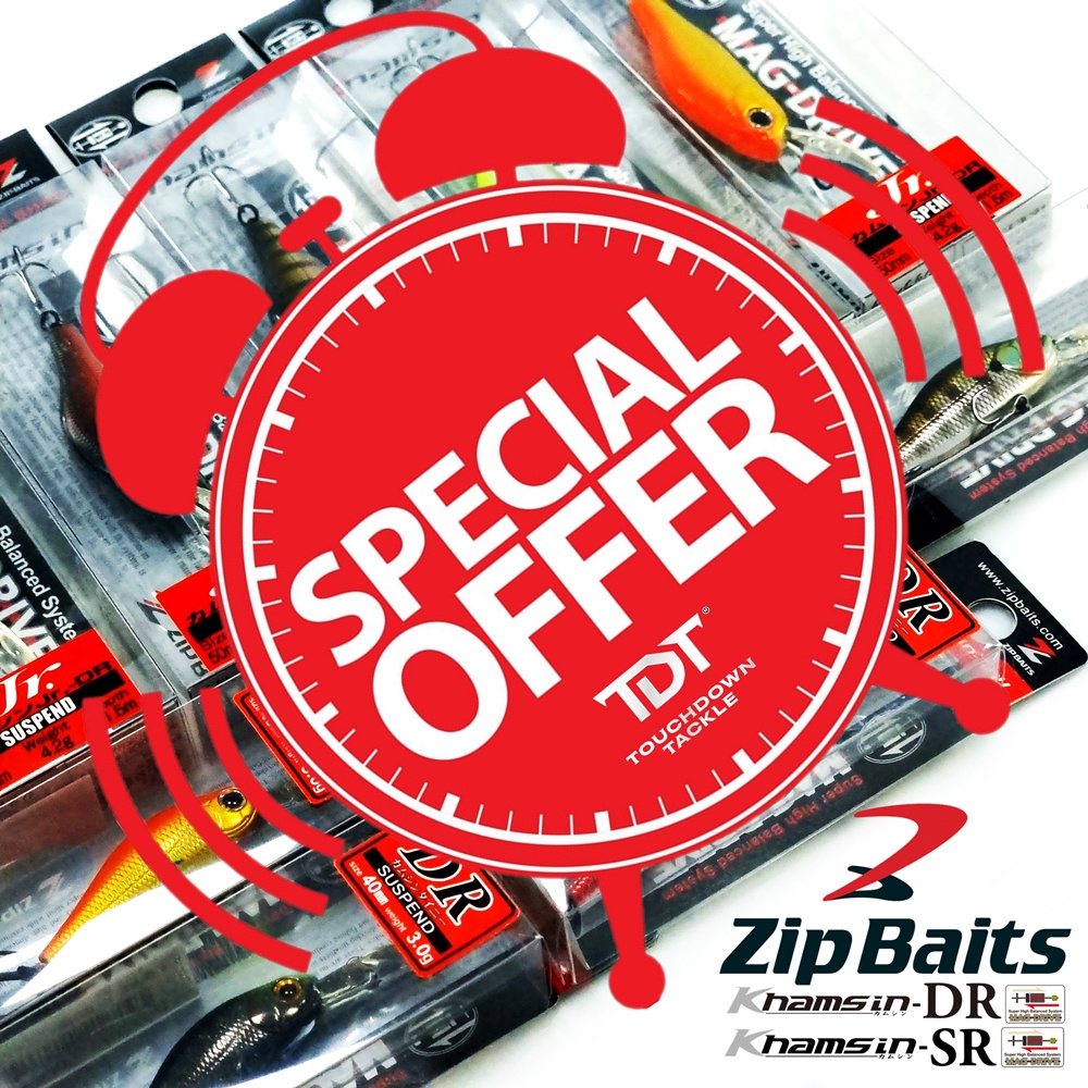 ZIPBAITS KHAMSIN Tiny4cm JR5cm ลิ้นสั้น ลิ้นยาว ราคาโล๊ะ