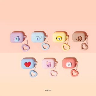 Bt21 เคสหูฟัง ลายหัวใจ พร้อมแหวน สําหรับ airpods pro