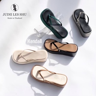 Judii Les shu รุ่น Kendall Size 34-45 รองเท้าส้นตึกหูคีบ