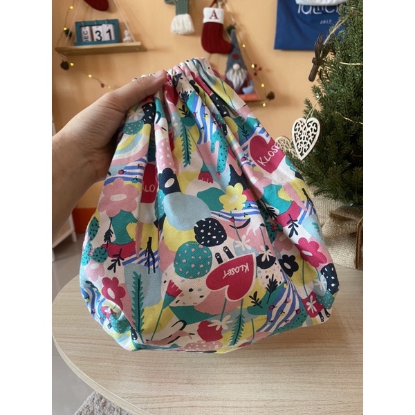 ❌SOLD❌ กระเป๋าถุงหูรูดใบใหญ่(M)มือสอง Kloset etcetera ของแท้💯 จากช็อป