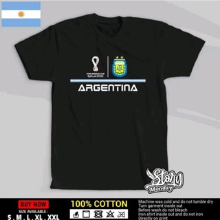 FIFA เสื้อยืด Tshirt Clothes ARGENTINA T-Shirt World Cup 2022