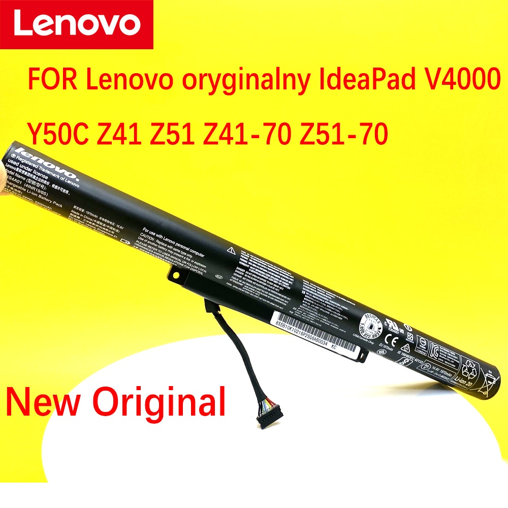 Battery Lenovo IdeaPad ของแท้ใช้กับ Y50C Z41 Z51 Z41-70 Z51-70 L14M4E01 L14S4A01 L14L4A01 L14L4E01 L