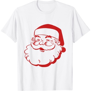 เสื้อยืด พิมพ์ลาย Merry Christmas Santa Claus Saint Nick Father Xmas สําหรับวันหยุดคริสต์มาสเสื้อยืดสวยๆ