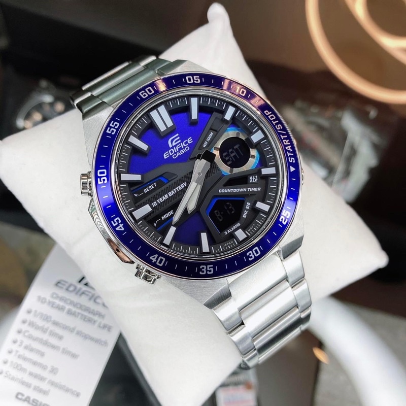 🎁CASIO EDIFICE EFV-C110D-2A ของแท้ 100% พร้อมส่ง ประกัน 1 ปี