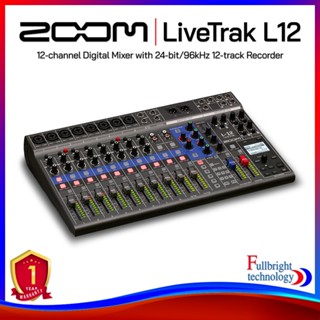 Zoom LiveTrak L-12 12-Channel Digital Mixer &amp; Multitrack Recorder มิกเซอร์พร้อมเครื่องบันทึกเสียงแบบดิจิตอล รับประกันศูนย์ไทย 1 ปี