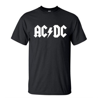 [COD] เสื้อยืดคอกลม ผ้าฝ้าย 100% พิมพ์ลาย Fans Ac Dc พลัสไซซ์ สีดํา สําหรับผู้ชาย พลัสไซซ์ XS-6XLS-5XL