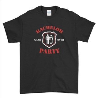 [COD] [พร้อมส่ง XS-6XL] ป้ายแท็ก Bachelor Stag Night Stag Do Game Over! เสื้อยืดลําลองสําหรับผู้ชาย แขนสั้น ขนาดพล