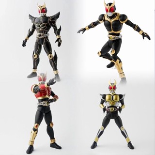 SHF แกะสลักกระดูกจริง Kamen Rider Masked Superman Magnetically Controlled Luminous Ultimate Black Eye I Black Red Gold H