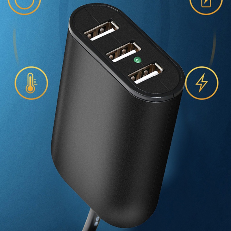 อะแดปเตอร์ชาร์จ พร้อมคลิปหนีบแบตเตอรี่ DC 12V 24V เป็น 5V 2 1A USB - รูปที่ 3