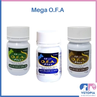 Mega O.F.A. Plus อาหารเสริมบำรุงขน สุนัข และ แมว <20 แคปซูล และ 60 แคปซูล>