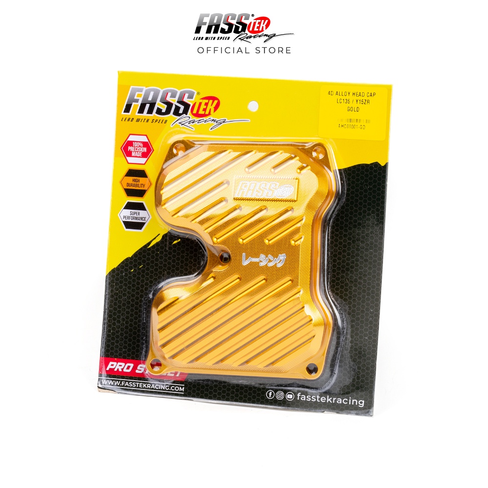 FASSTEK [GOLD] 4D ALLOY HEAD CAP LC135 / Y15