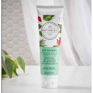 Botanics Super Food Gel Cleanser โบทานิคส์ ซุปเปอร์ฟู้ด เจล คลีนเซอร์ 150 ml.