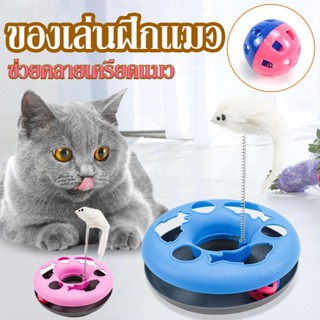 ของเล่นแมว ของเล่นฝึกแมว รางบอลแมว รางหนูแมว ของเล่นหนูล่อแม รางบอล ช่วยคลายเครียดแมว