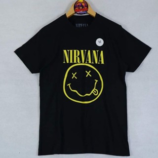 เสื้อวง "Nirvana ลาย Yellow Smiley" มือ 1 ลิขสิทธิ์แท้