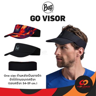 Pootonkee Sports BUFF GO VISOR หมวกบัฟ วิ่งเทรล กันแดด ปีกแข็ง ด้านหลังเป็นยางยืด