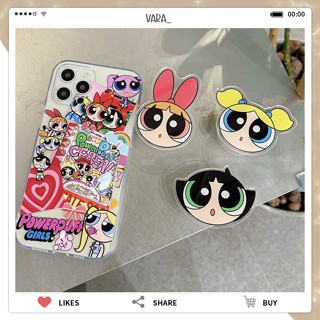 Griptok พาวเวอร์พัฟเกิร์ล • Powerpuff Girls  Popsocket ตัวติดมือถือ Blossom Buttercup Bubbles