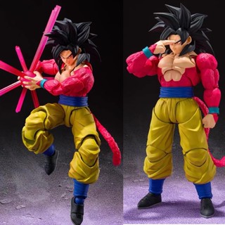 Shfiguarts โมเดลฟิกเกอร์ อนิเมะดราก้อนบอล Z Super Saiyan 4 Son Goku ของเล่น ของสะสม ของขวัญวันเกิด สําหรับเด็ก