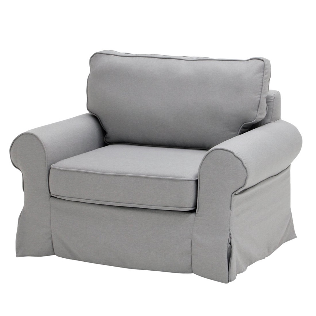 SB Design Square โซฟา 1 ที่นั่ง รุ่น RAYNA สีเทาอ่อน (114x86x90 ซม.)  แบรนด์ KONCEPT FURNITURE