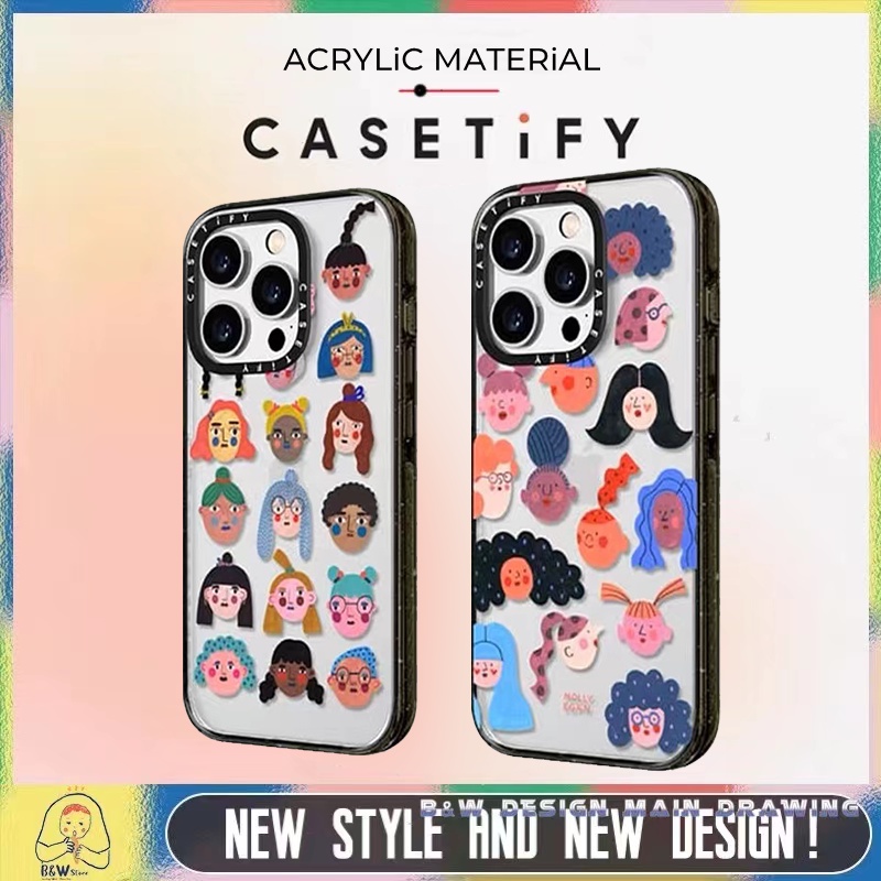 Cases, Covers, & Skins 128 บาท เคสโทรศัพท์มือถืออะคริลิคใส แบบแข็ง กันกระแทก ลายการ์ตูนเด็กผู้หญิง สําหรับ iPhone14 13 12 11 Plus Pro Max Mobile & Gadgets