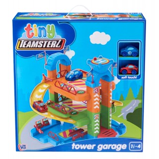 [ใช้ 2 โค้ดลดเพิ่ม] Tiny Teamsterz Tower Garage ชุดของเล่นโรงรถ