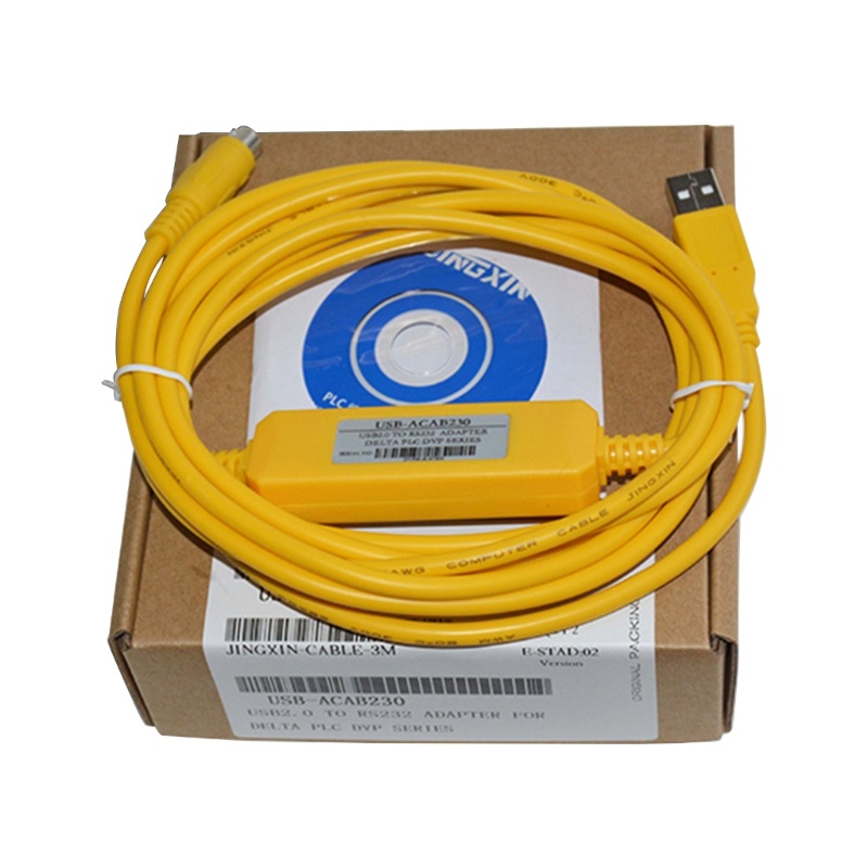 R * สําหรับ Delta PLC สายการเขียนโปรแกรม DVP ES EX EH EC Series ดาวน ์ โหลดสาย USBACAB230