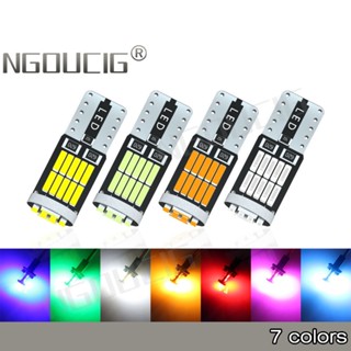 Ngoucig ใหม่ หลอดไฟ T10 LED W5W WY5W 194 168 501 คุณภาพสูง สําหรับติดป้ายทะเบียนรถจักรยานยนต์