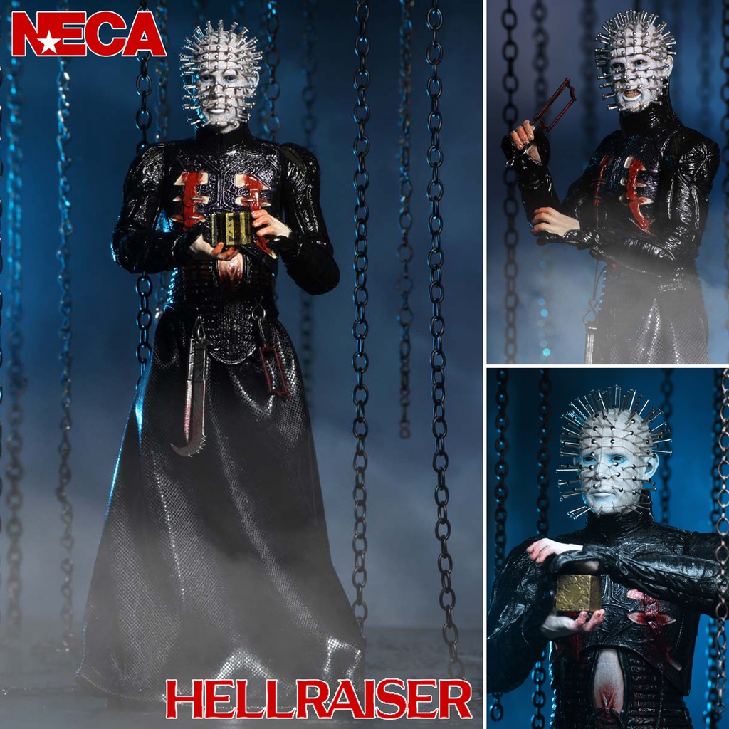 ของแท้ Genuine NECA Hellraiser เฮลไรเซอร์ บิดเปิดผี Pinhead พินเฮด ปีศาจ หัวตะปู Horror สยองขวัญ ฟิกม่า Figma from japan