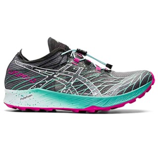 ASICS FUJISPEED WOMEN - BLACK/SOOTHING SEA รองเท้าวิ่งเทรลหญิง