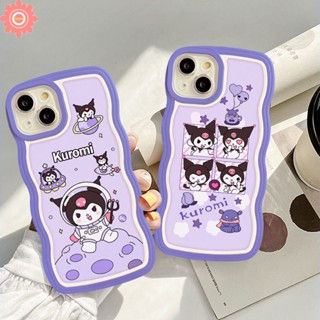 เคสโทรศัพท์มือถือแบบนิ่ม ลายการ์ตูนนักบินอวกาศคุโรมิน่ารัก สําหรับ OPPO A17 A15 A57 A16 A12 A55 A74 A76 A95 A96 A77 A5 A9 A17K A16s A5s A7 A16K A54 A1k A77s A53 A3s Reno 8 7 7Z 8Z 6 A12E A52