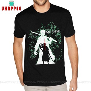 เสื้อยืด พิมพ์ลายกราฟฟิค Roronoa Zoro One Piece สําหรับผู้ชาย