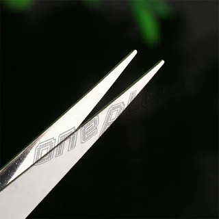 OnePlus คีบหนีบสแตนเลส คีมหนีบอเนกประสงค์ มี 2 แบบ ปากคีบงอ ปากคีบแหลม Stainless steel tweezers