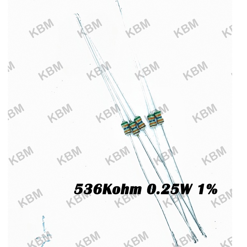 Resistor ตัวต้านทาน 536Kohm 0.25W 590Kohm 0.25W 1% 845Kohm 0.16W 1% 860Kohm 0.25W 681Kohm 0.25W 1% 8
