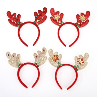 ที่คาดผม กวาง ที่คาดผมคริสมาส ที่คาดผมแฟนซี พรอพคริสมาส คริสมาส Christmas Deer Reindeer Headband Hairband Fancy Prop