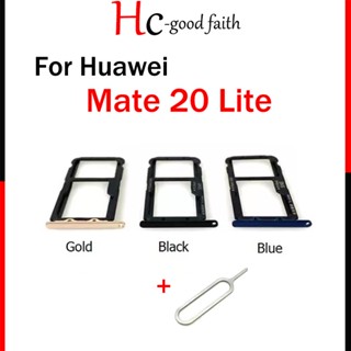 ใหม่ ถาดซิมการ์ด คุณภาพสูง แบบเปลี่ยน สําหรับ Huawei Mate 20 Lite