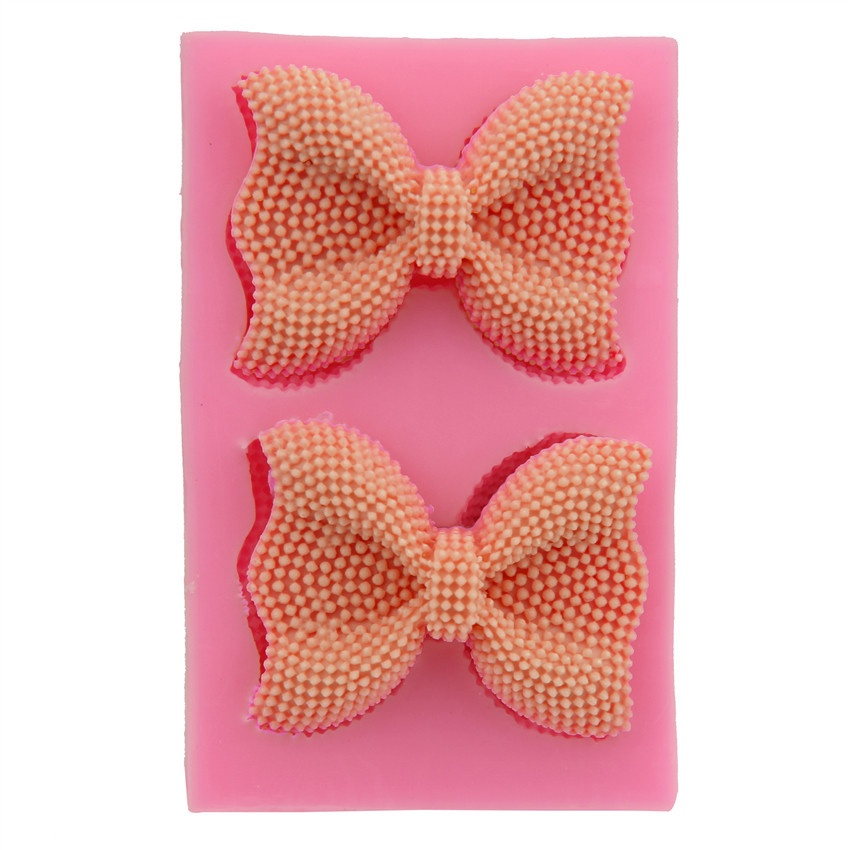 โบว์แม่พิมพ์ซิลิโคนfondant Mouldเครื่องมือตกแต่งเค้กช็อกโกแลตGumpasteแม่พิมพ์,น้ําตาล,อุปกรณ์ครัว