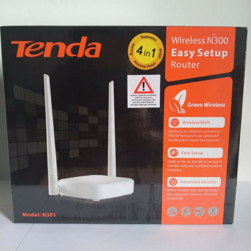 เราเตอร์ไร้สาย Tenda N301 ความเร็ว 300mbps