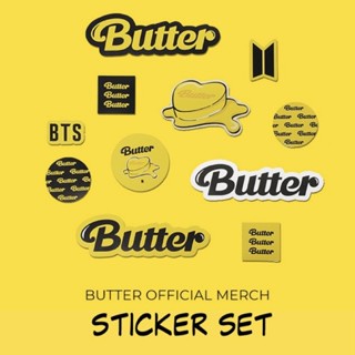 BTS - BUTTER Sticker Set (Official Merch จาก Weverse)