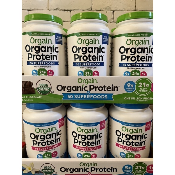 Orgain Organic Protein 1.20kg. ❌Exp:06/24 พร้อมส่ง 🥛ทานได้24ครั้ง