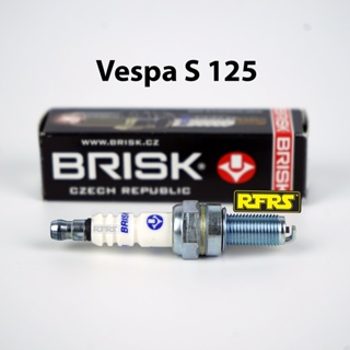 หัวเทียน BRISK COPPER RACING แกนทองแดง Vespa S 125 (C21RA) รองรับทุกน้ำมัน