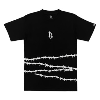 TZ BARBED WIRE TEE - BLACK