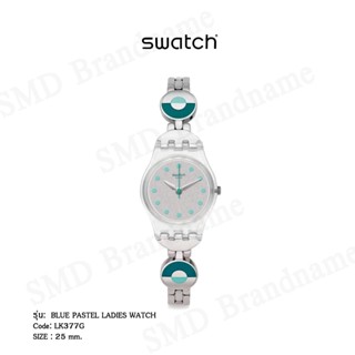 SWATCH นาฬิกาข้อมือ รุ่น BLUE PASTEL LADIES WATCH Code: LK377G