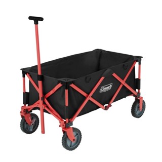 🎌 รถเข็น Coleman Wagon สี Black (ดำโครงแดง)  พร้อมจัดส่ง