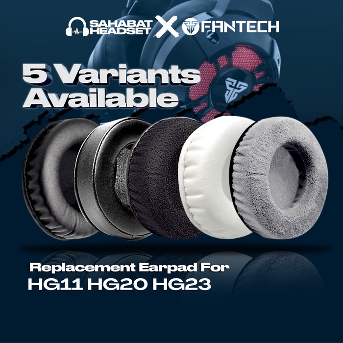 แผ่นรองหูฟัง Earpad Earcup Fantech HG11 HG20 HG23 HG 11 HG 20 Pad โฟม