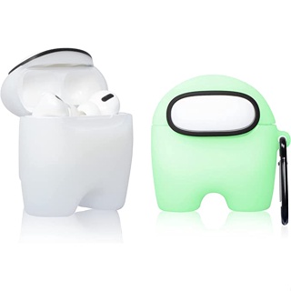 เคส Airpods Pro ตัวละครซิลิโคนป้องกันการตกกันกระแทกที่กันฝุ่นยอดนิยม Airpod Pro Cover Air Pods Pro ในหมู่ Luminous