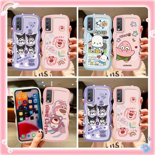 【Fashion】เคส vivo y20 เคสวีโว่ y12s เคสโทรศัพท์มือถือแบบใส ลายการ์ตูนคลื่นใหญ่น่ารัก สําหรับ vivo y12s y20 y20s