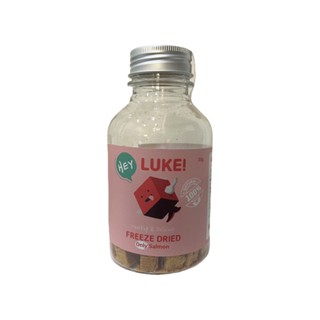 Luke! freeze dried only salmon แซลมอนฟรีซดรายสำหรับสุนัข 35g.